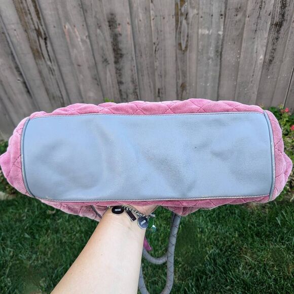 Juicy Couture Y2K Fairytale Daydreamer Pink Quilted Vintage Shoulder Bag - Picture 8 of 11